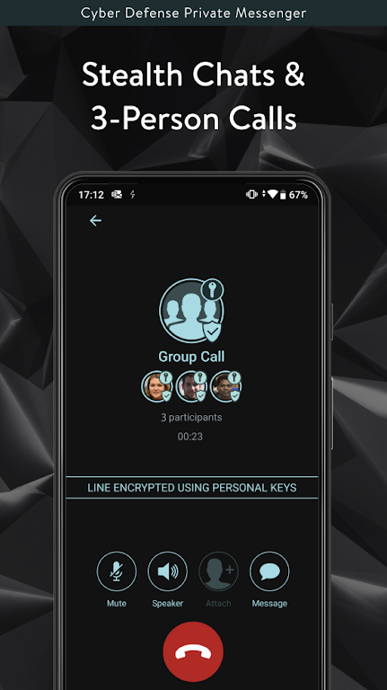 StealthTalk: Private Messenger স্ক্রিনশট 1