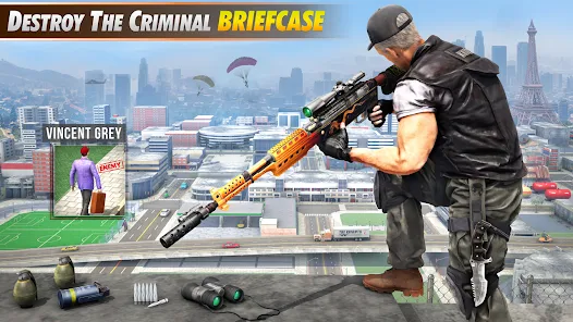 Sniper Shooting Mission : Eliminate City Criminals应用截图第1张