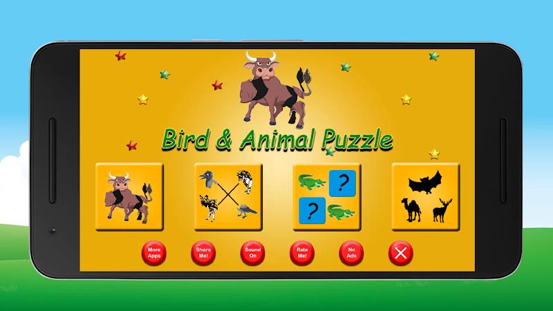 Bird and Animal Puzzle スクリーンショット 0