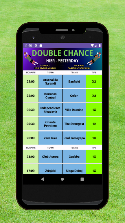 Football Double Chance স্ক্রিনশট 2