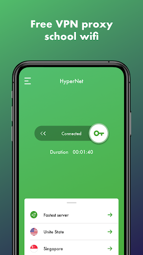HyperNet Free VPN - Unlimited Tangkapan skrin 2