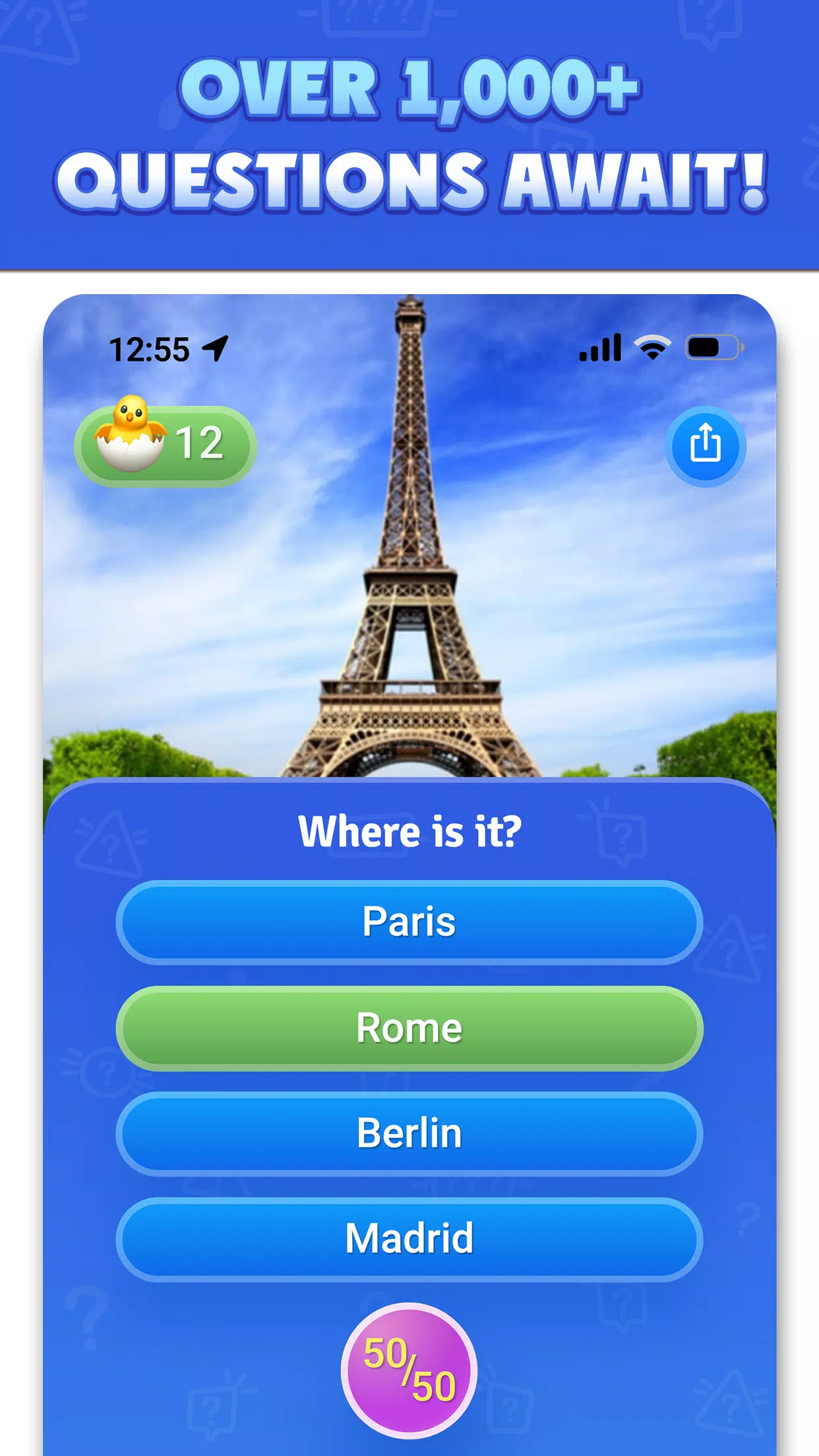 Trivia Quiz: General Knowledge Capture d'écran 0