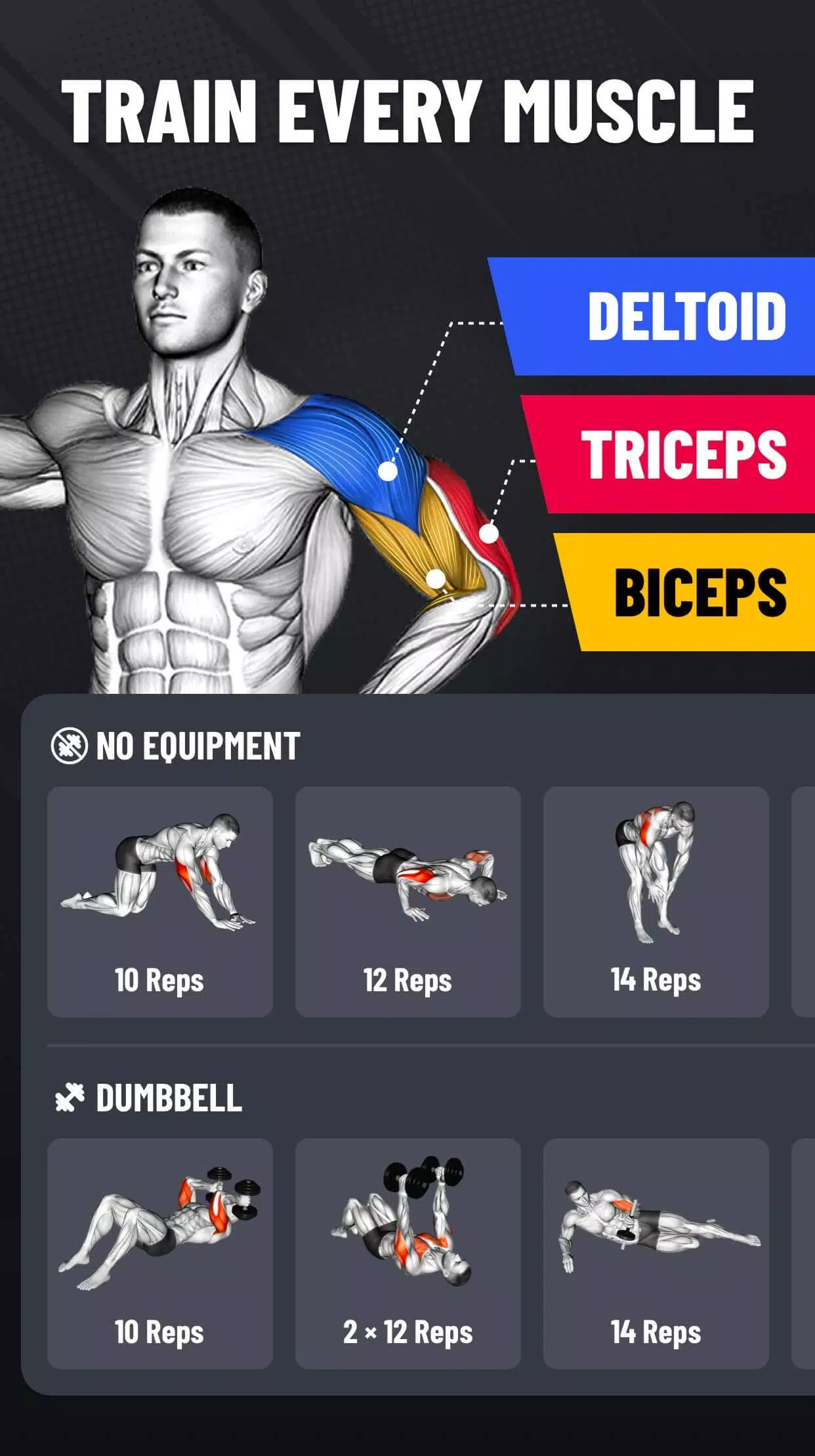 Arm Workout Ekran Görüntüsü 1