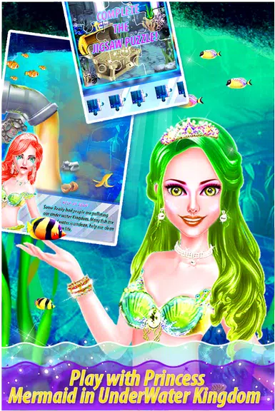 My Little Mermaid - Girls Game Schermafbeelding 2