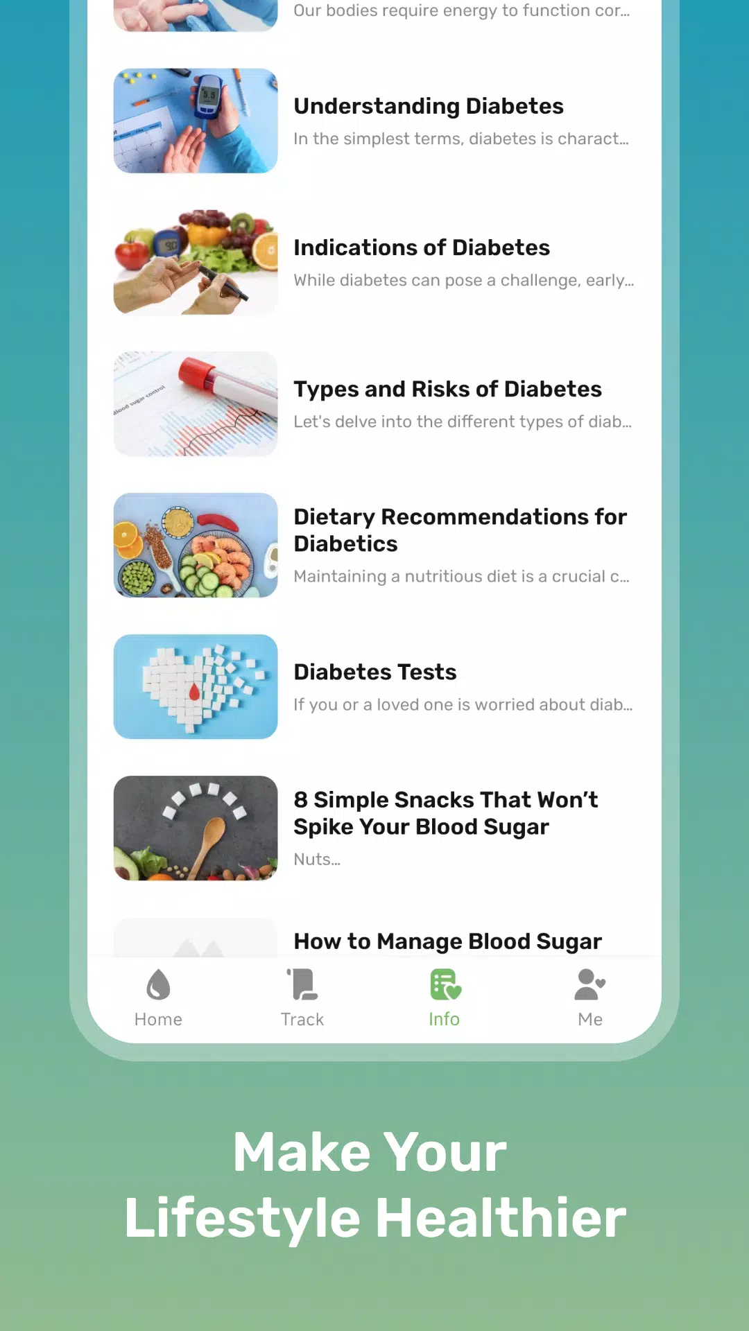 Health Sense: Blood Sugar Hub 螢幕截圖 0
