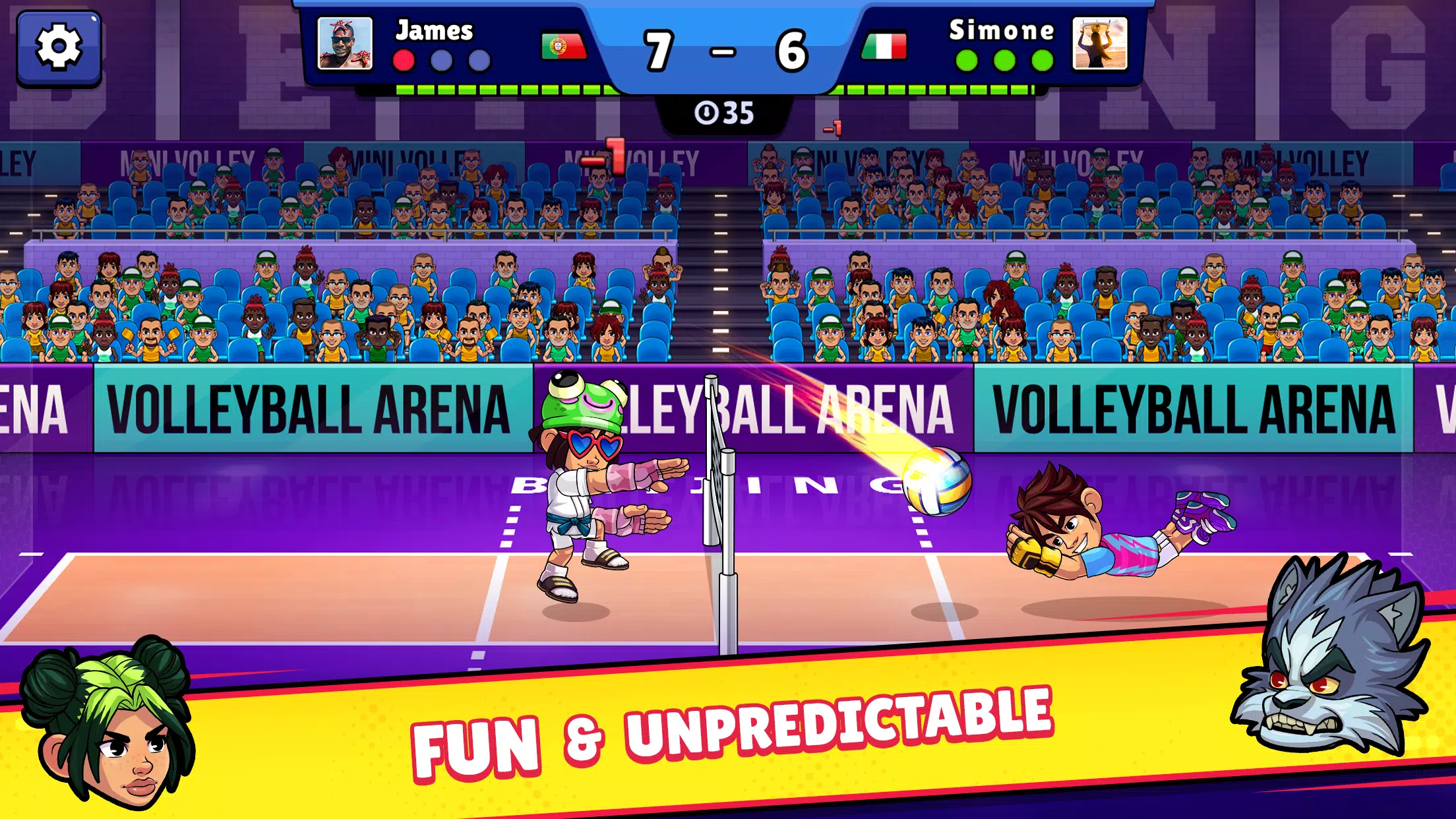 Volleyball Arena 螢幕截圖 1