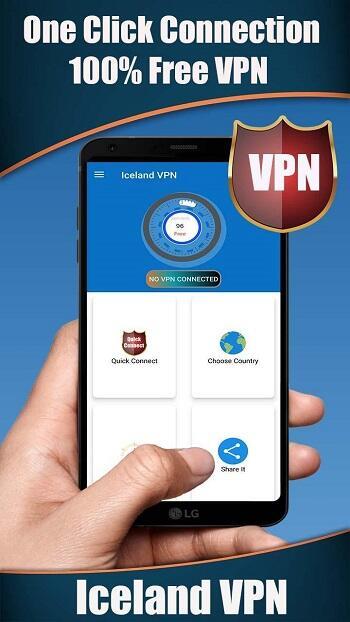 Iceland VPN Ekran Görüntüsü 0