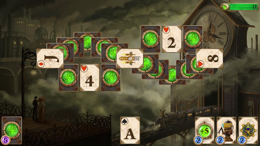Steampunk Solitaire 螢幕截圖 1