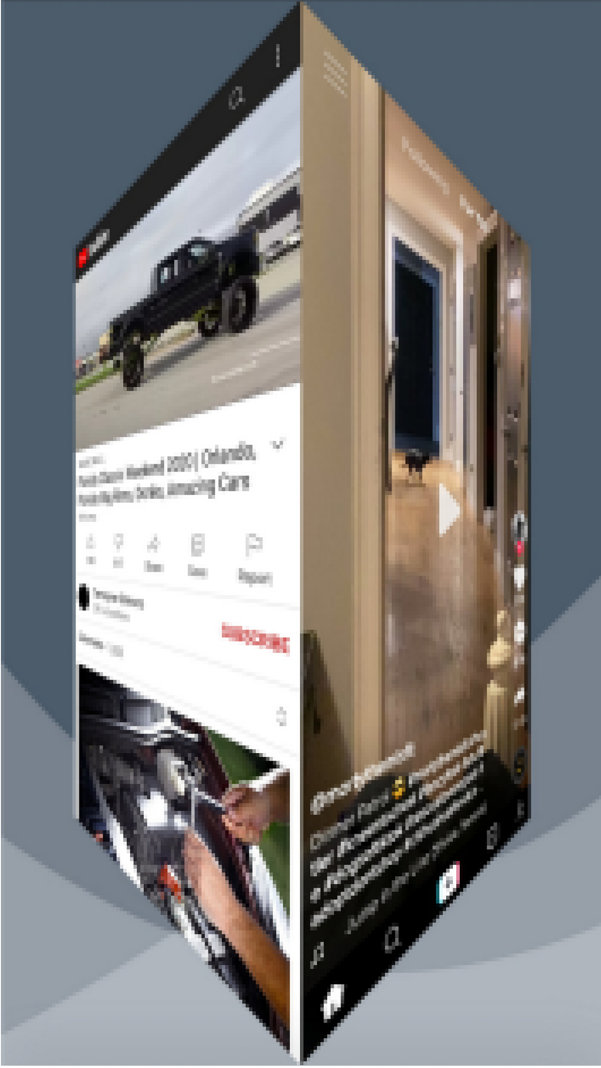 Social Networks 3D Media Cube Ekran Görüntüsü 1