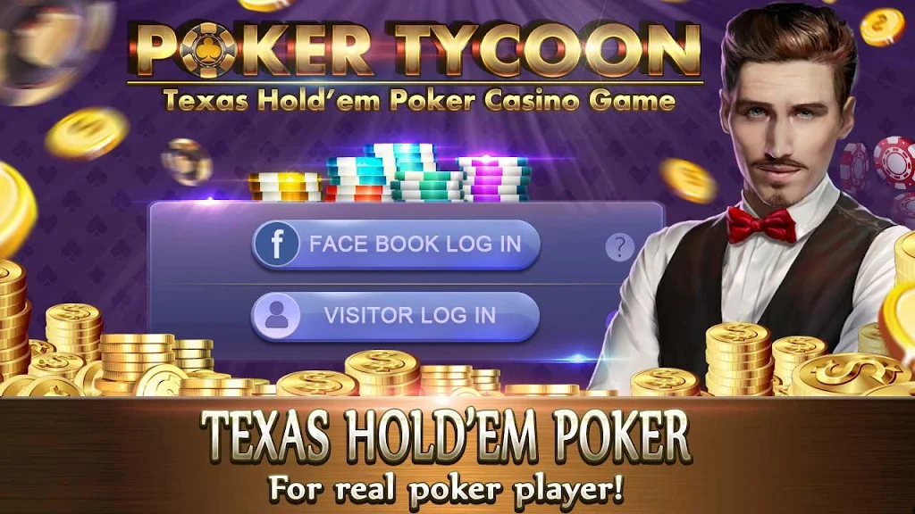 Poker Tycoon - Texas Hold'em Poker Casino Game Capture d'écran 1