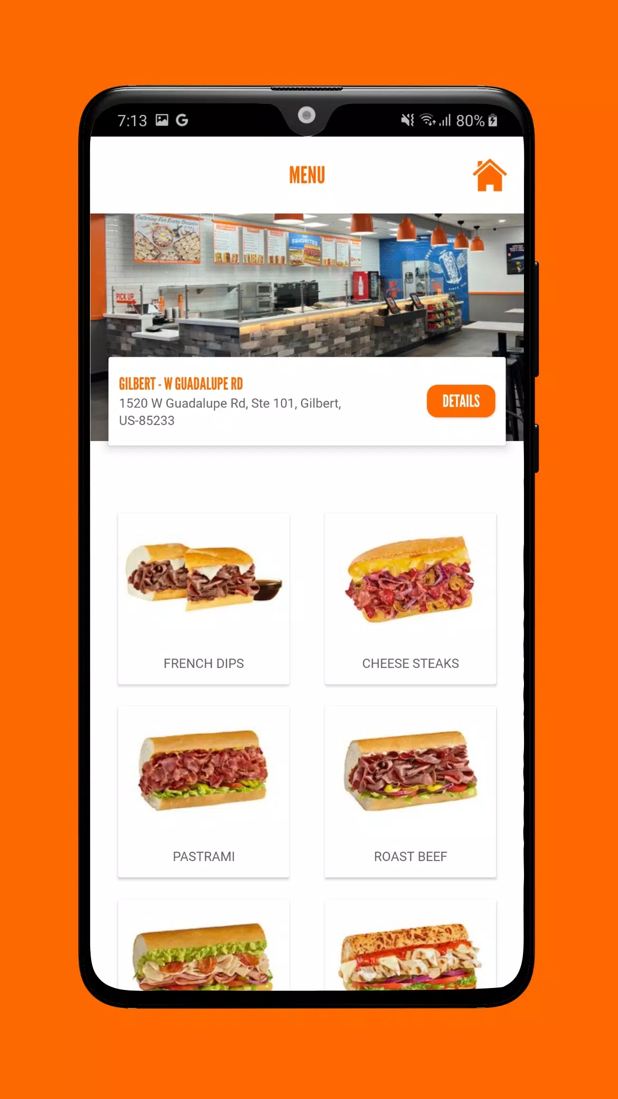 TOGO's Sandwiches Ekran Görüntüsü 3