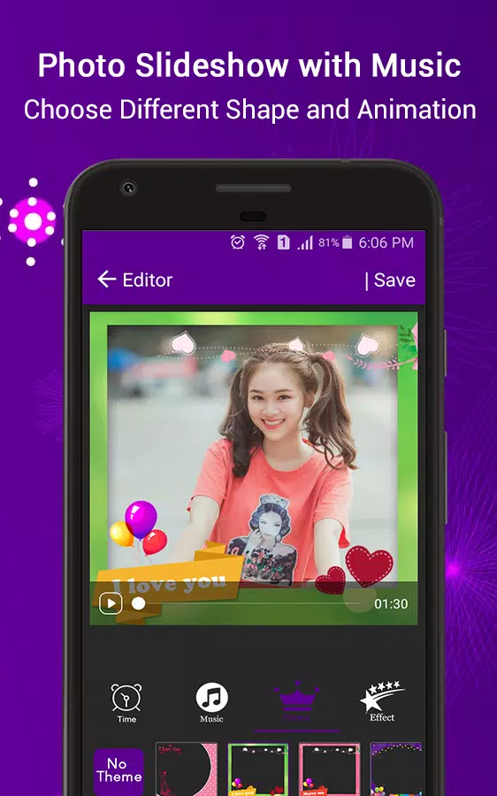 Photo Slideshow with Music スクリーンショット 3
