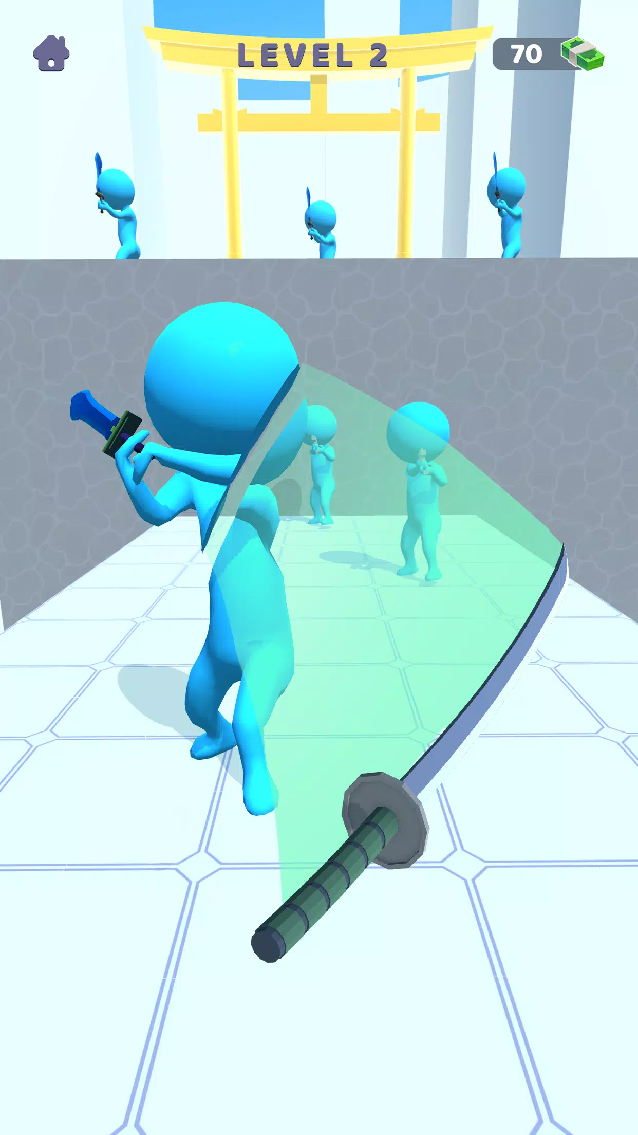 Sword Play! Ninja Slice Runner Ảnh chụp màn hình 0