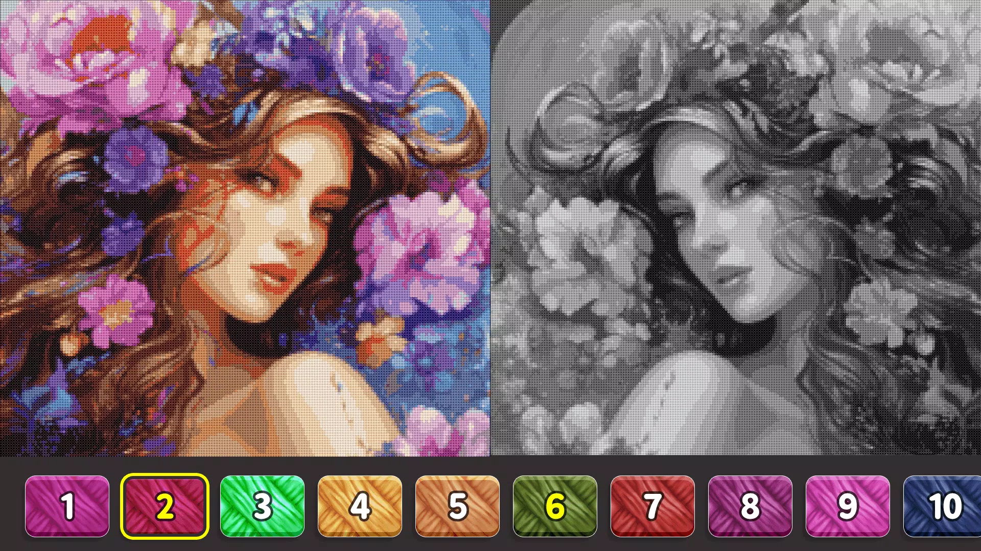 Cross Stitch: Color by Number Capture d'écran 0