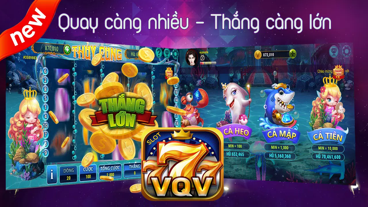 Slot VQV - Đẳng Cấp Nổ Hũ Capture d'écran 1
