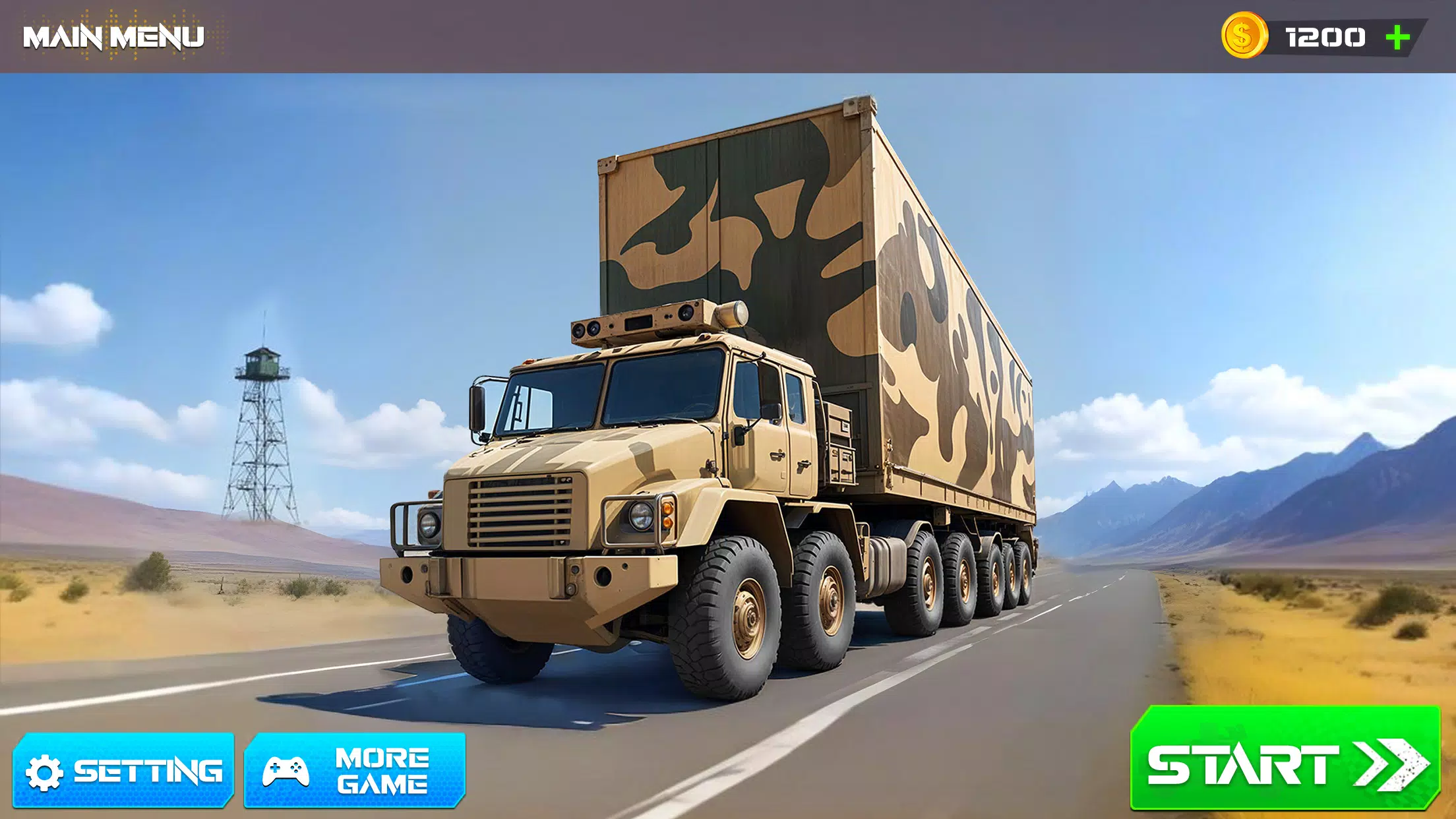 Army Cargo Truck Driving Games Ekran Görüntüsü 0