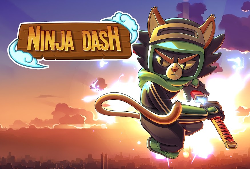 Ninja Dash Run - Offline Game Mod Tangkapan skrin 0