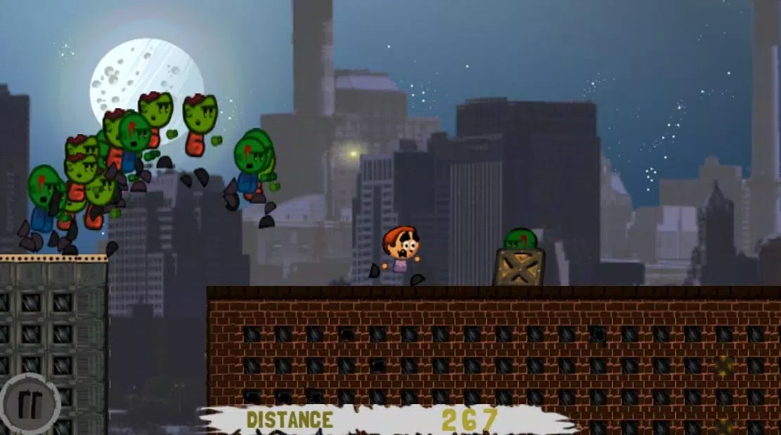 Yikes! Zombies! Run! Captura de pantalla 1