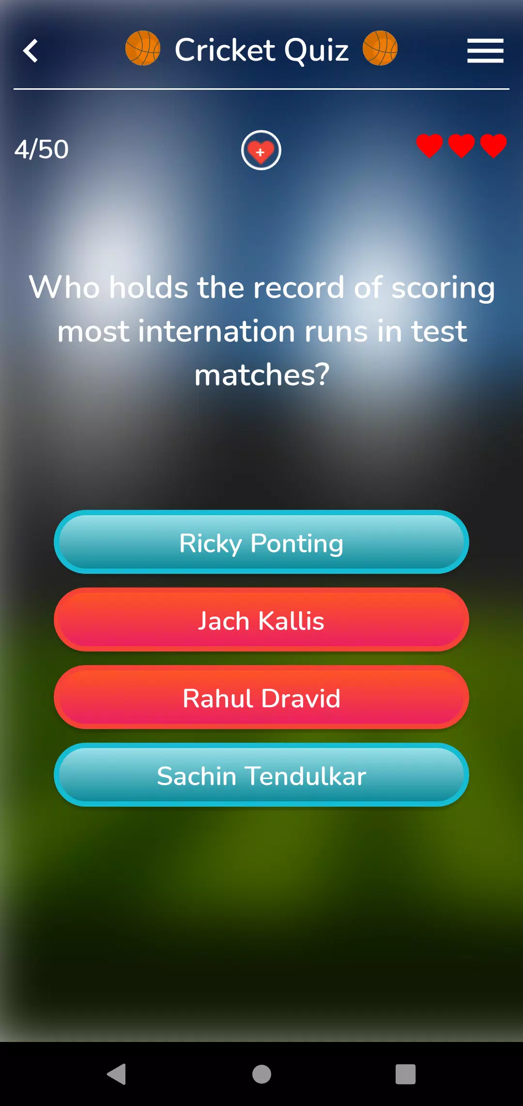 World Sports Quiz Ekran Görüntüsü 2