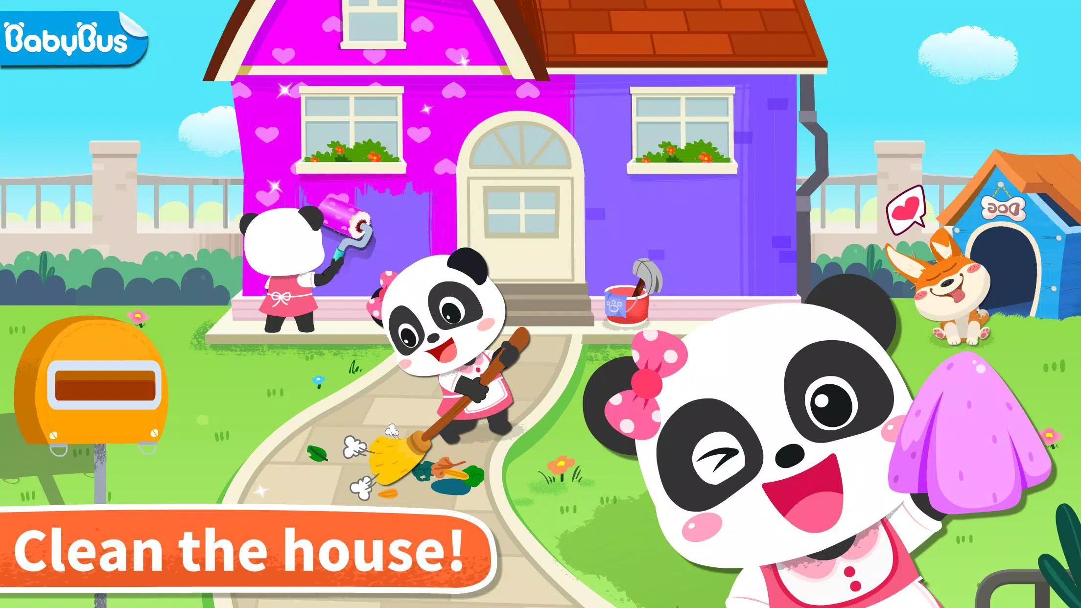 Baby Panda' s House Cleaning 螢幕截圖 0