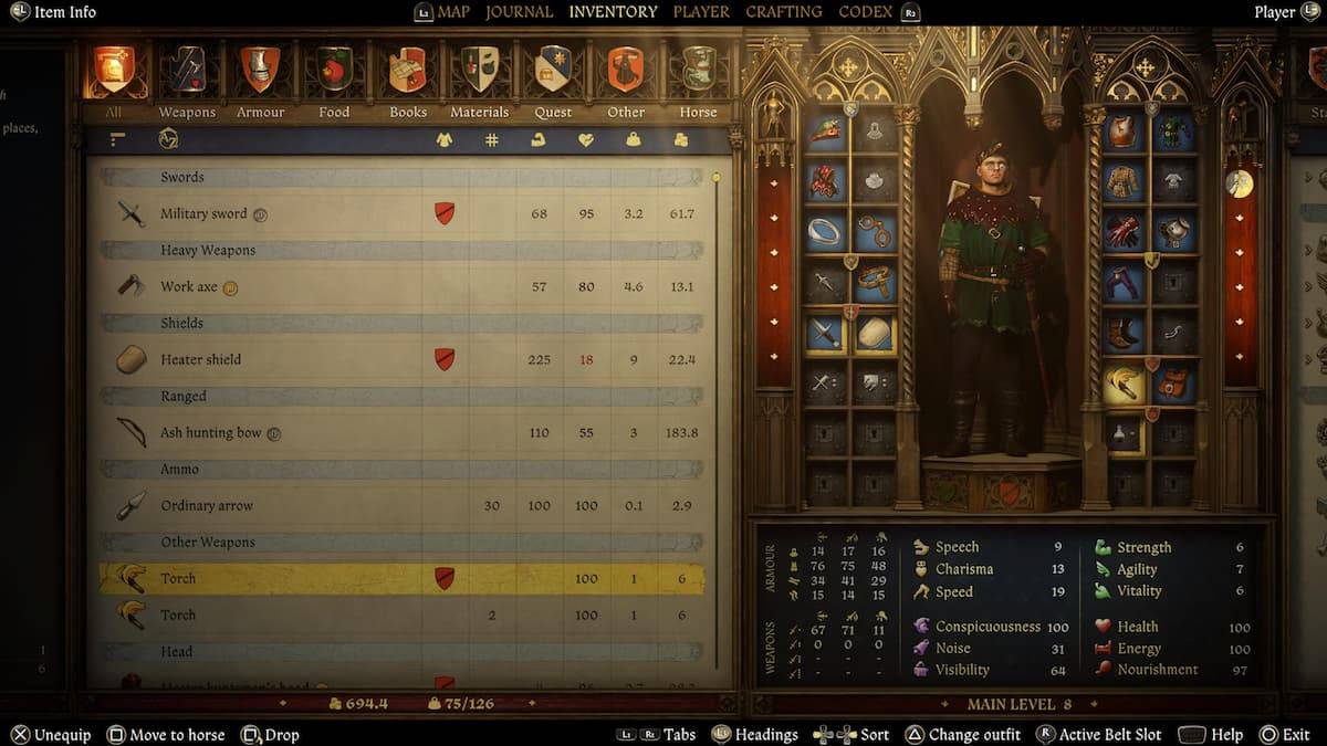 왕국 Come : Deliverance 2 Torch 가이드