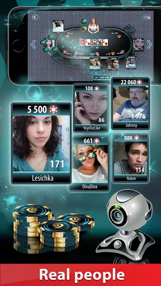 GC Poker 2: WebCamera-tables, Ekran Görüntüsü 1