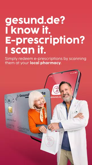 gesund.de - E-Prescription App 스크린샷 0