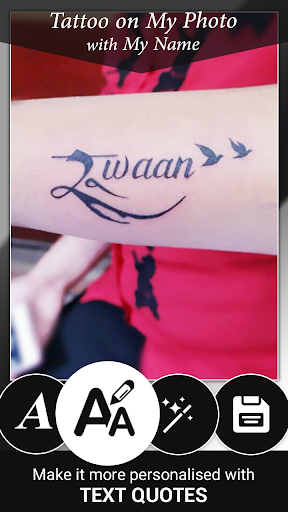 Tattoo Name On My Photo Editor 螢幕截圖 0