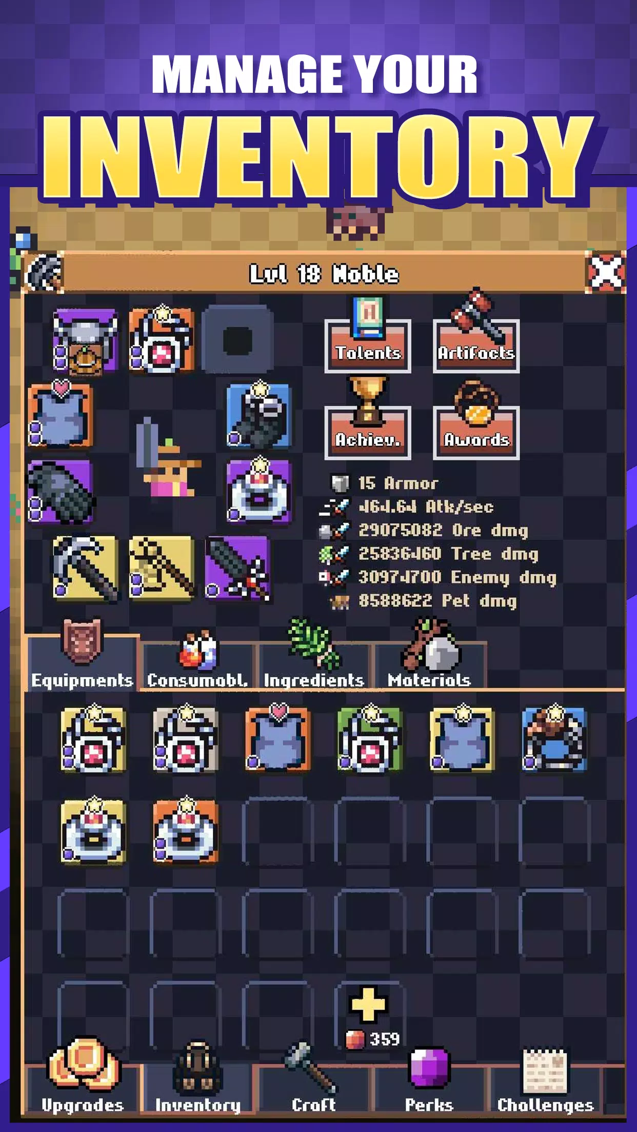 Idle Pocket Crafter 2 Ekran Görüntüsü 2