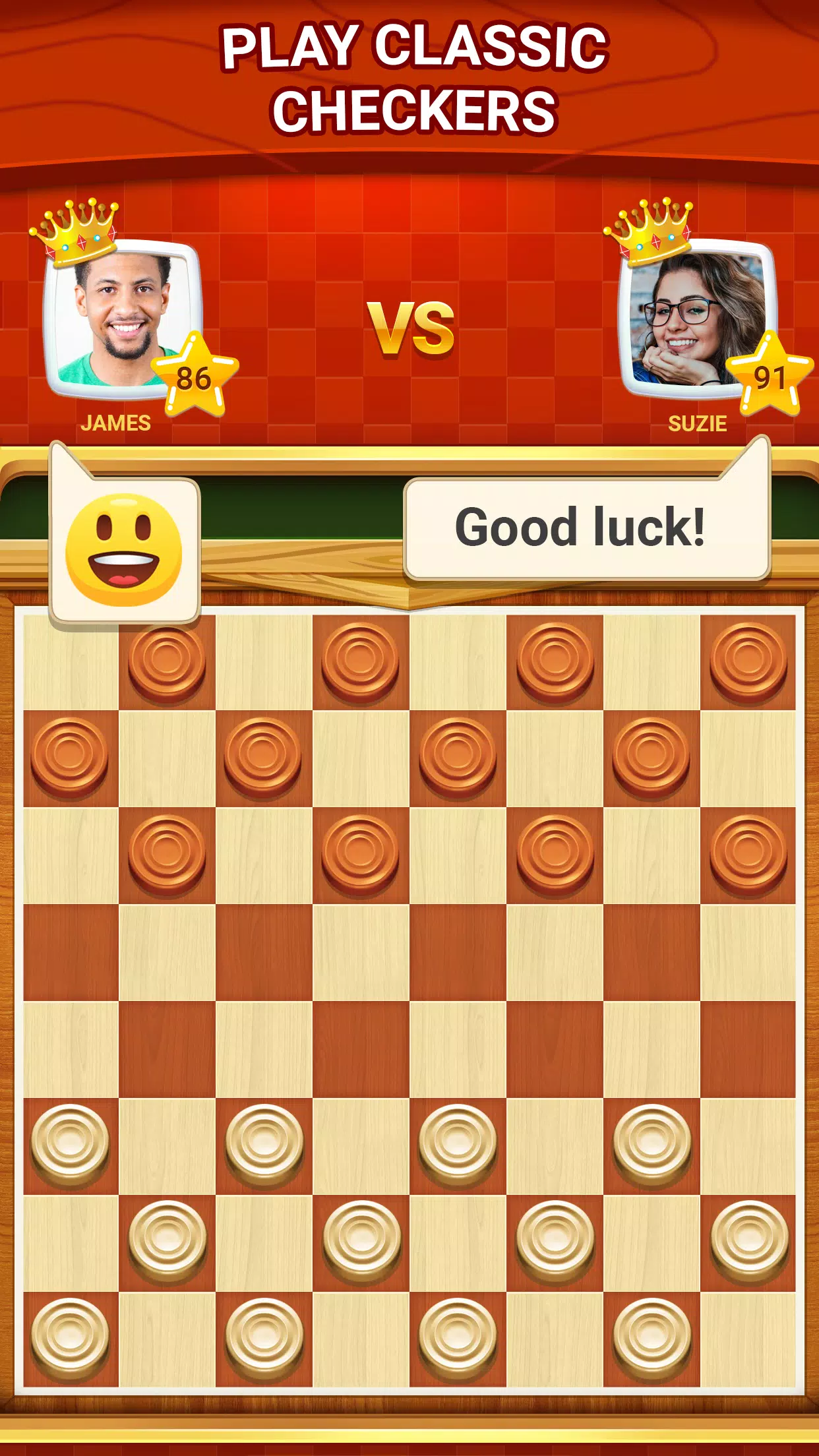 Checkers - Online & Offline Ekran Görüntüsü 0