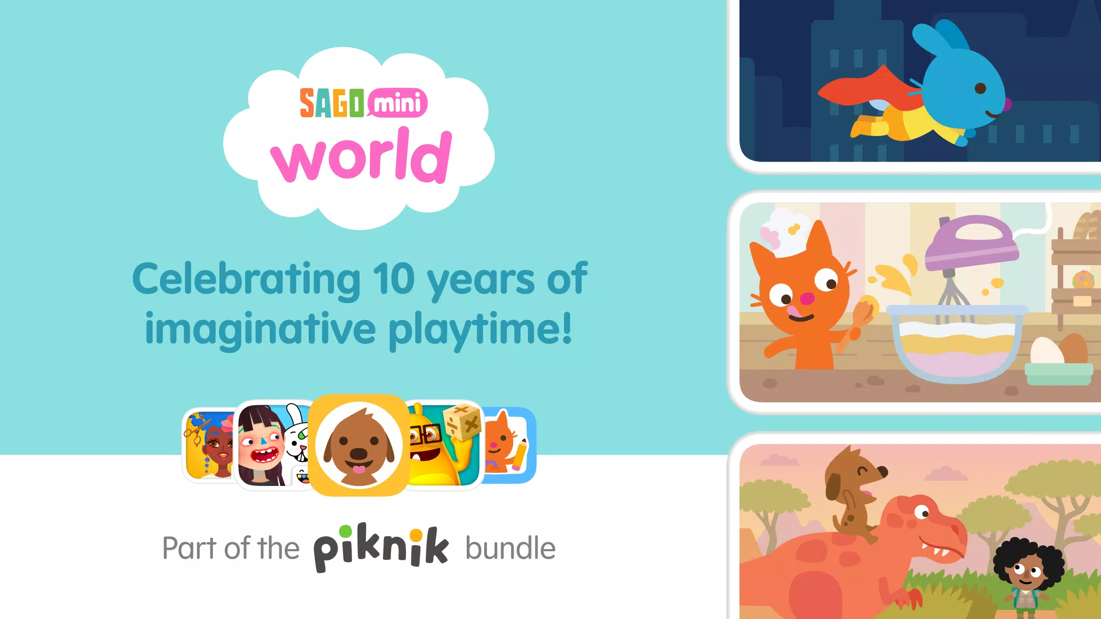 Sago Mini World: Kids Games Ảnh chụp màn hình 0