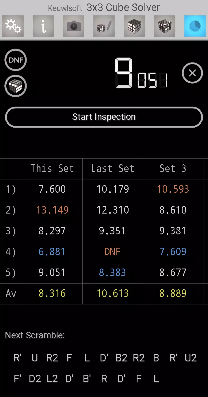 3x3 Cube Solver Tangkapan skrin 2