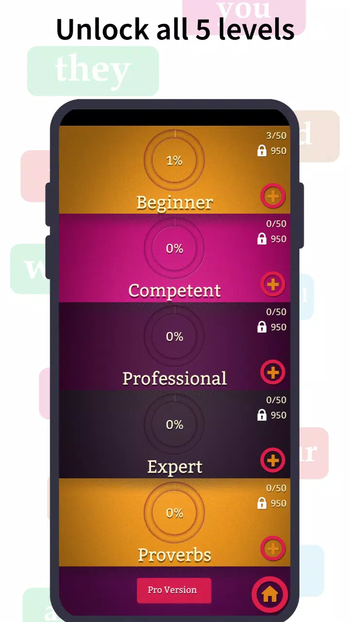 Learn English Sentence Master Zrzut ekranu 2