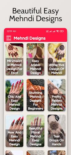 Mehndi Design: Easy & Offline ภาพหน้าจอ 3