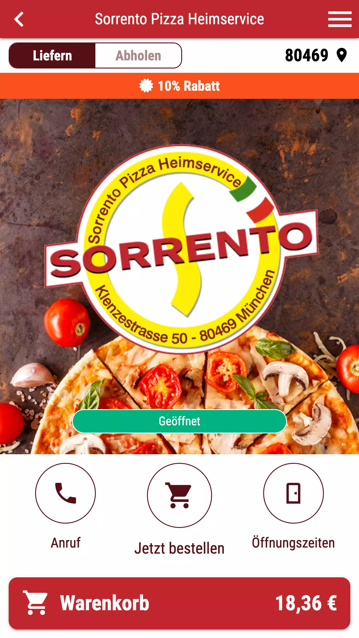 Sorrento Pizza Heimservice ภาพหน้าจอ 0