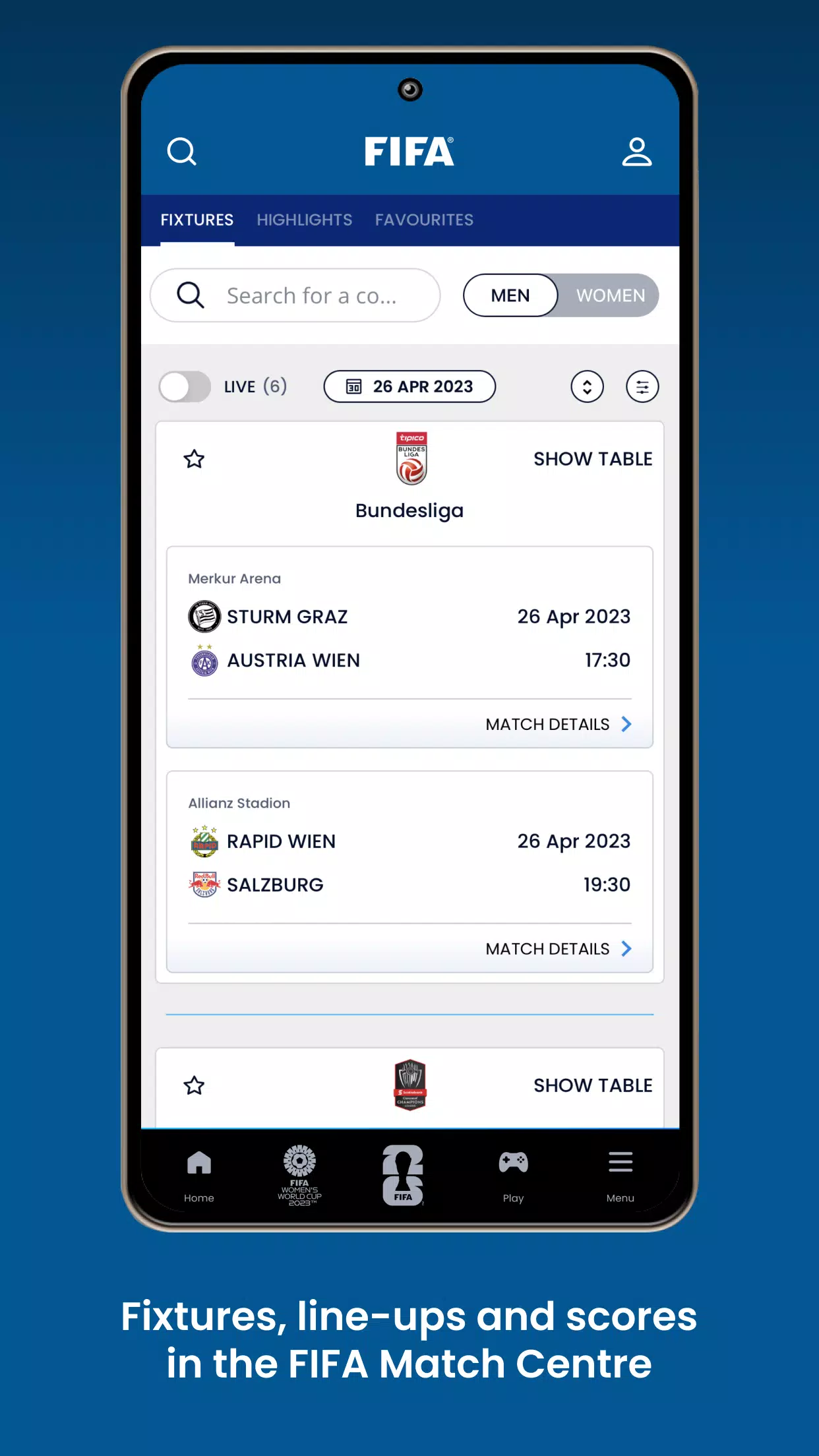 FIFA Official App应用截图第2张