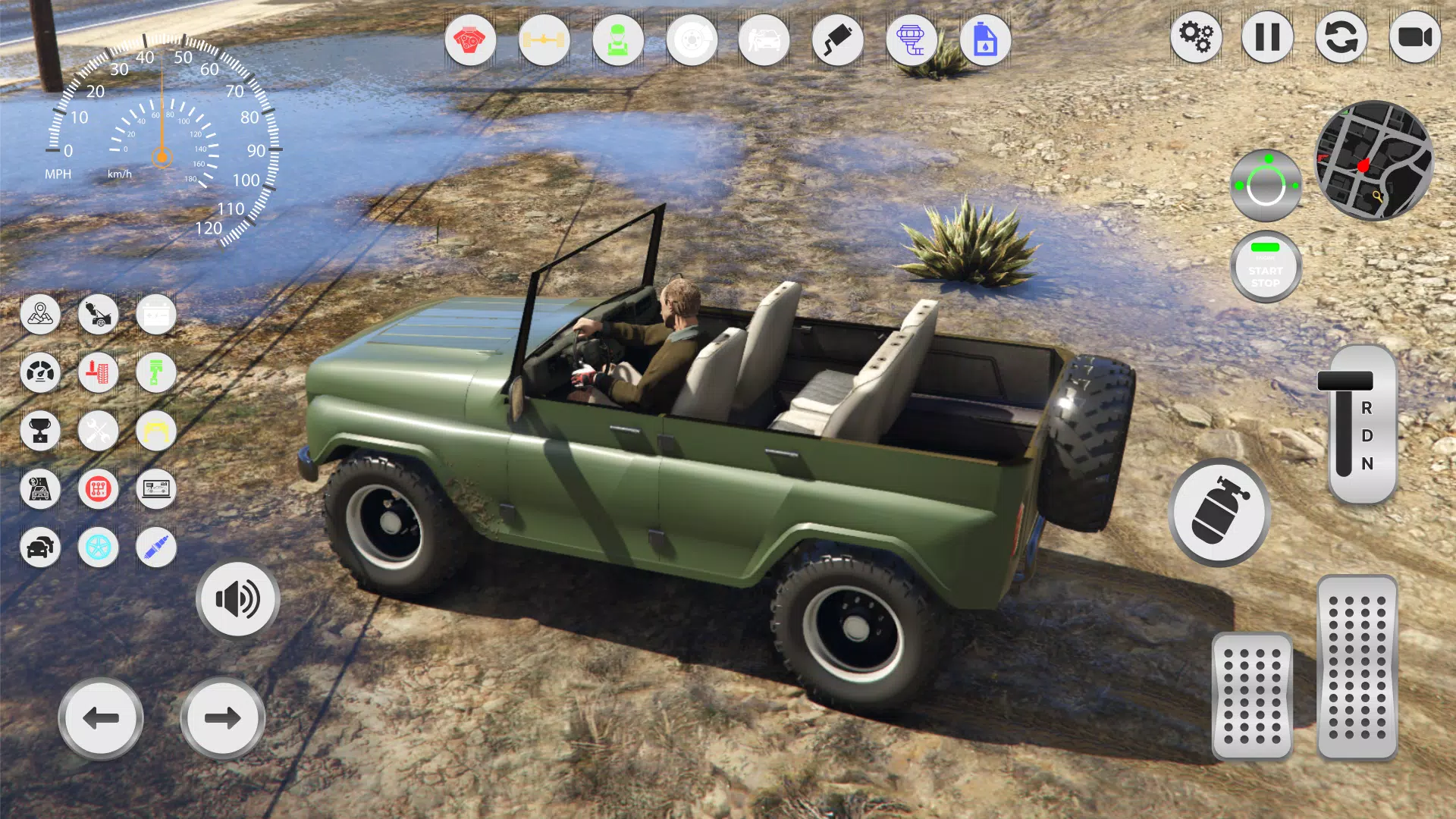 UAZ Hunter 4x4 Russian SUV Captura de pantalla 1