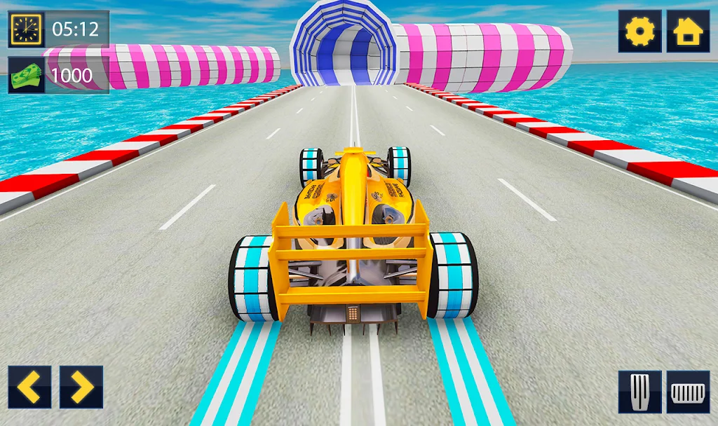 Impossible Formula Car Racing Stunt New Free Games Zrzut ekranu 0