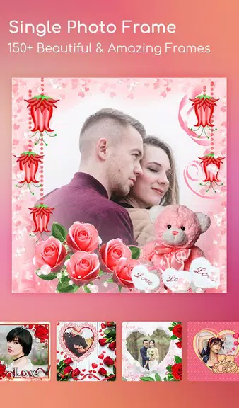 Love Collage, Love Photo Frame Captura de tela 1