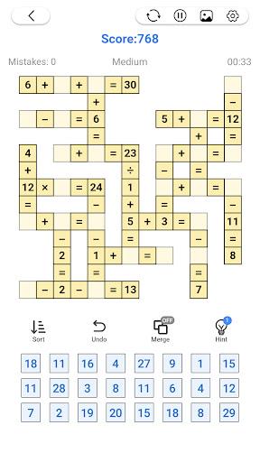 Math Number: Cross Math Puzzle Ekran Görüntüsü 1