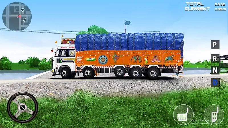 Indian Driver Cargo Truck Game 스크린샷 0