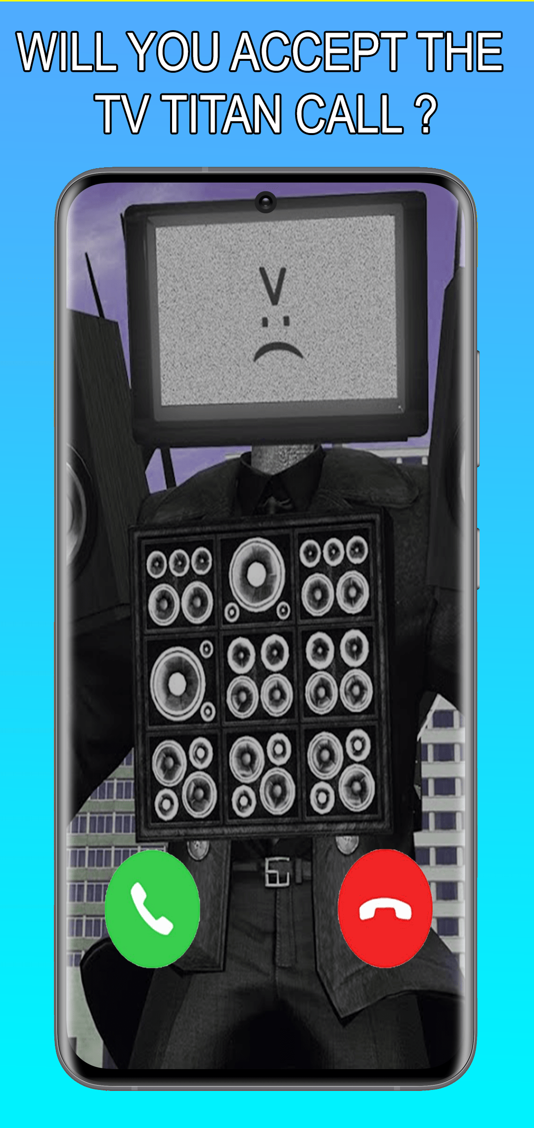tv titan man Fake Call Ekran Görüntüsü 2