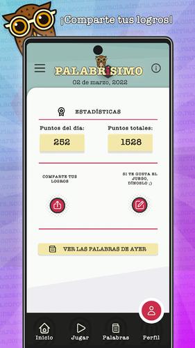 PALABRÍSIMO: busca palabras Скриншот 2
