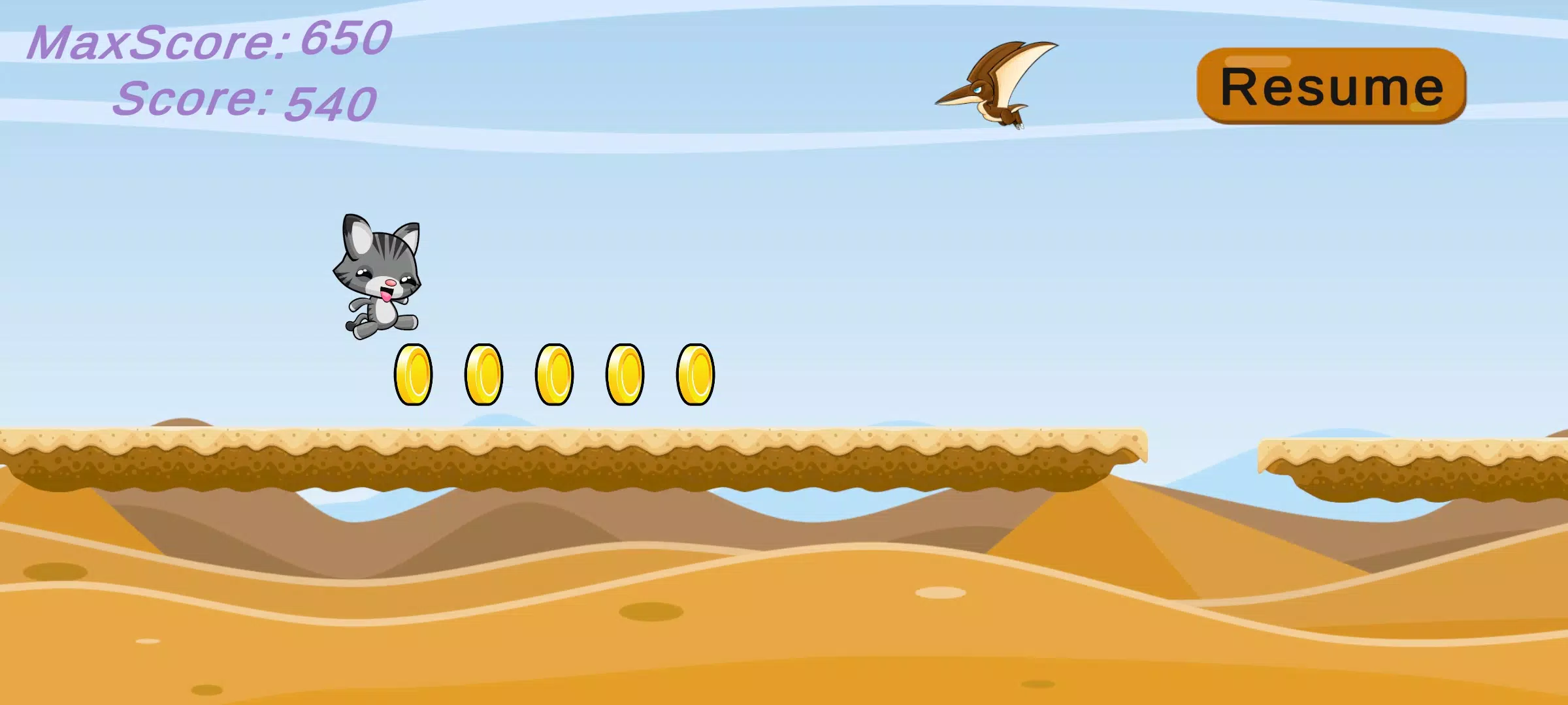 Cat Runner Adventure スクリーンショット 1
