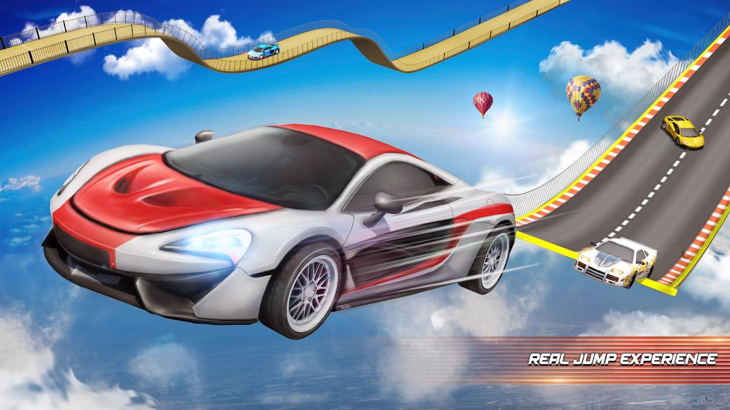 Mega Ramp Car Racing Master 3D Mod স্ক্রিনশট 0