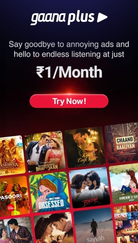 Gaana: MP3 Songs, Music App Captura de pantalla 0