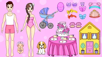 Schermata Dolls Makeover DIY Chibi Games 0