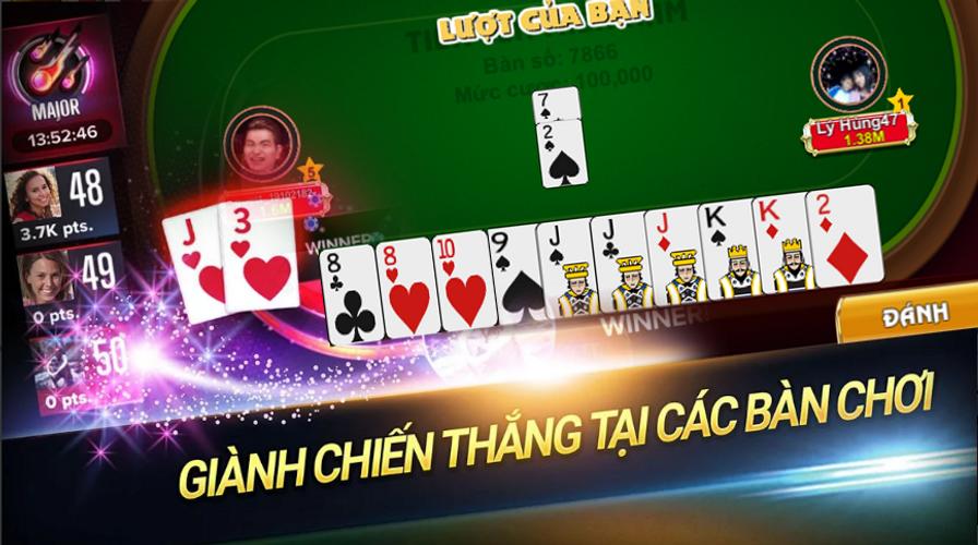 Vip777 Phỏm: Tá Lả Online Ekran Görüntüsü 1