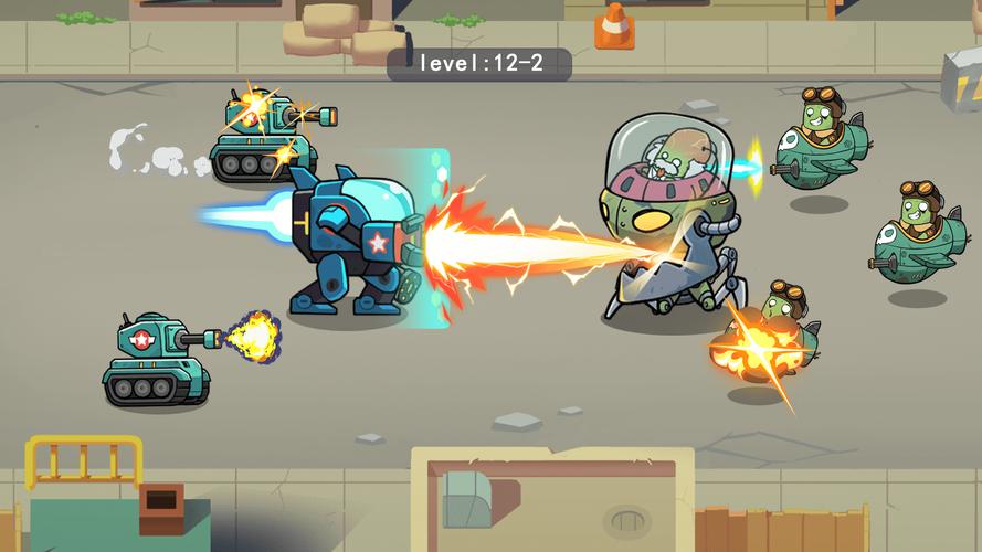 Merge Mech vs. Zombie Brawl Ekran Görüntüsü 2