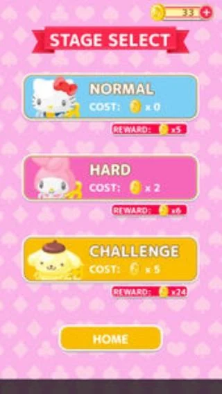 Hello Kitty Solitaire Schermafbeelding 2